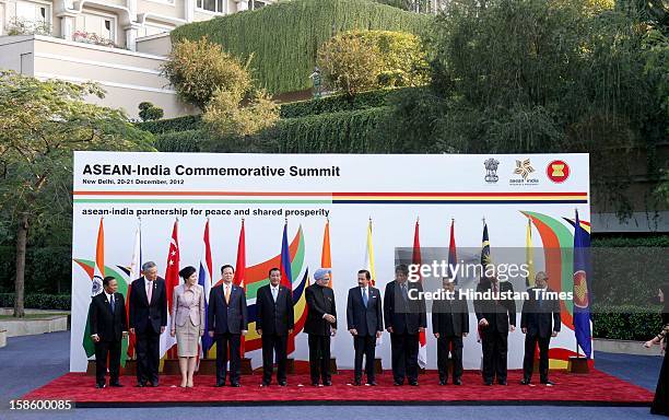 Leaders from right, Thein Sein, President Mayanmar, Mohd Najib bin Tun Abdul Razak, Vice President of Malaysia, Dr. Susilo Bambang Yudhoyono, Prime...