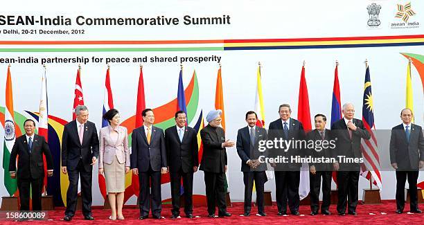 Leaders from right, Thein Sein, President Mayanmar, Mohd Najib bin Tun Abdul Razak, Vice President of Malaysia, Dr. Susilo Bambang Yudhoyono, Prime...