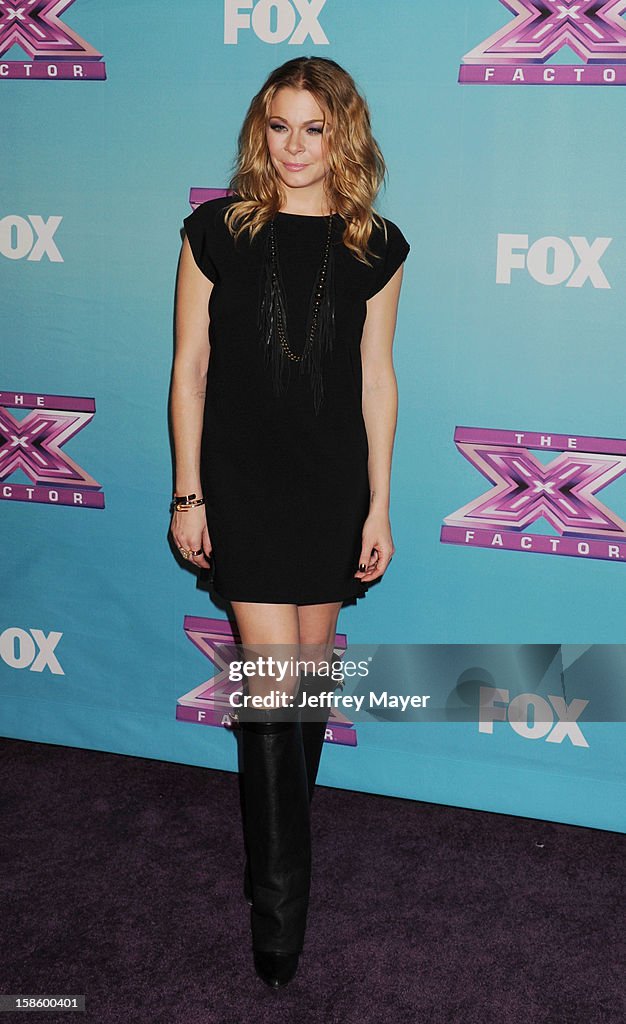 FOX's "The X Factor" Season Finale - Night 1 - Photo Op