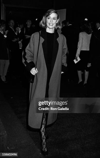 Mary Cadorette attends the screening of "Turk 182" on February 11, 1985 at the Academy Theatr in Beverly Hills, California.