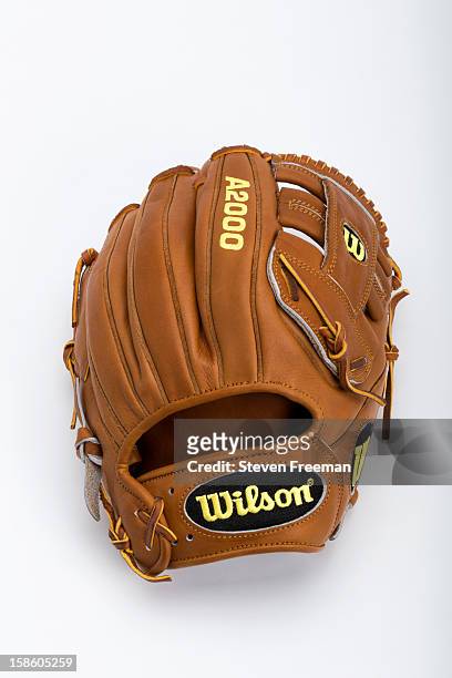 Detail shot of a Wilson A2000 glove, the Official Glove of Major League Baseball, photographed on December 19, 2012 in New York City.