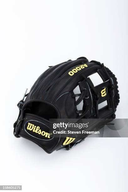 Detail shot of a Wilson A2000 glove, the Official Glove of Major League Baseball, photographed on December 19, 2012 in New York City.