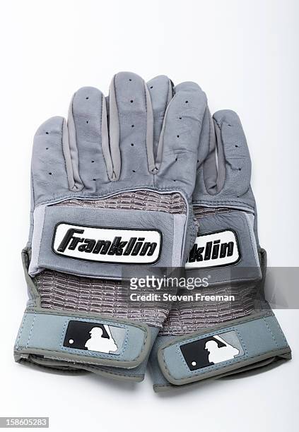 Detail shot of Franklin batting gloves, the Official Batting Glove of Major League Baseball photographed on December 19, 2012 in New York City.