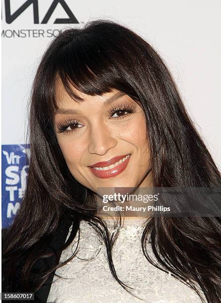 Mayte Garcia attends the Official VH1 Divas after party to benefit VH1 Save The Music Foundation at The Shrine Expo Hall on December 16, 2012 in Los...