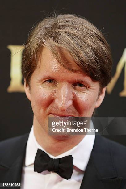 Tom Hooper walks the red carpet during the Australian premiere of 'Les Miserables' at the State Theatre on December 21, 2012 in Sydney, Australia.