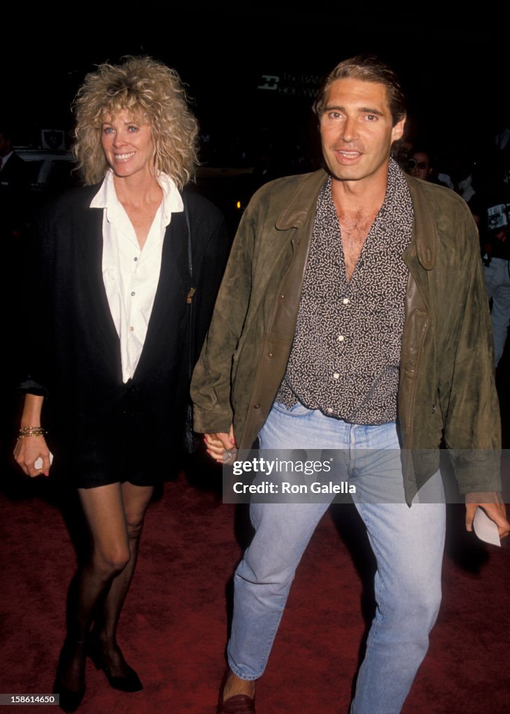 Actor Michael Nouri and wife Vicki Light attending the premiere of