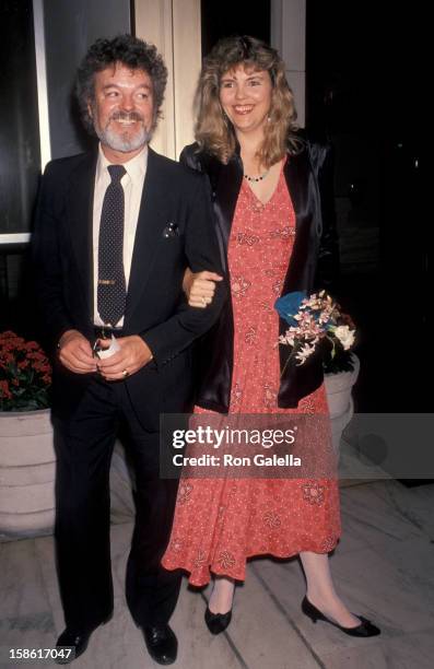 Actor Russ Tamblyn and wife Bonnie Murray attending on June 14, 1990 at the Century Plaza Hotel in Century City, California.