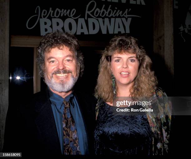 Actor Russ Tamblyn and wife Bonnie Murray attending "Night For Human Rights Gala Honoring Jerome Robbins" on October 5, 1990 at the Shubert Theater...