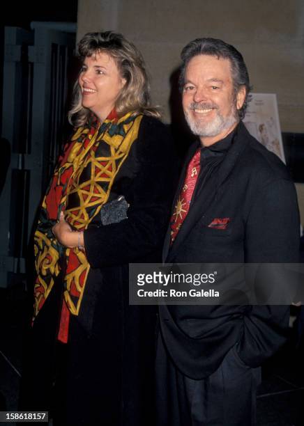 Actor Russ Tamblyn and Bonnie Murray attending the premiere of "Mrs. Parker and the Vicious Circle" on December 15, 1994 at the Los Angeles County...