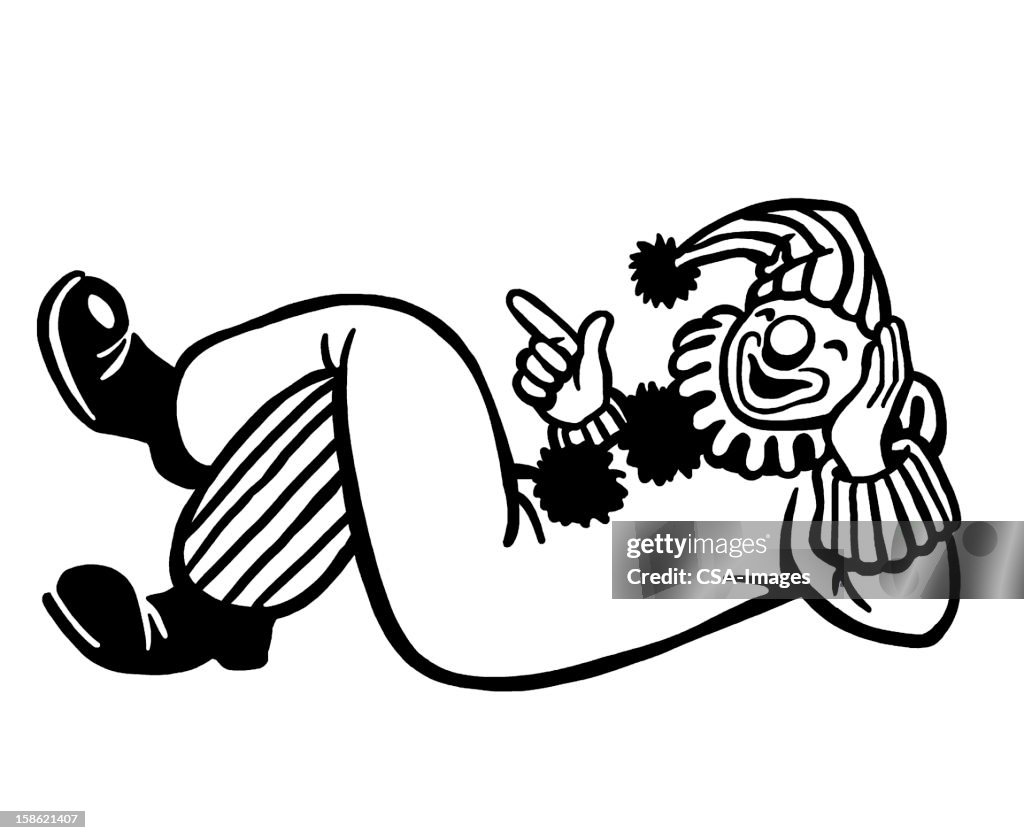Reclining Clown