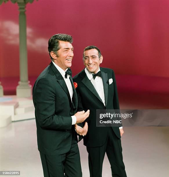 Episode 328-- Pictured: Host Dean Martin, singer Tony Bennett--