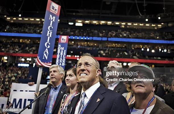 Mitt Romney's brother G Scott Romney attends the Republican National Convention at the Tampa Bay Times Forum on August 28, 2012 in Tampa, Florida....