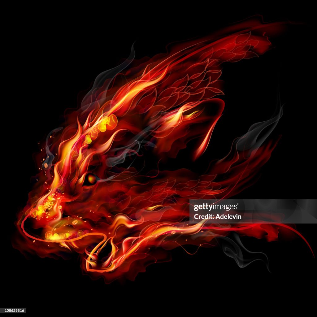 Fire wolf