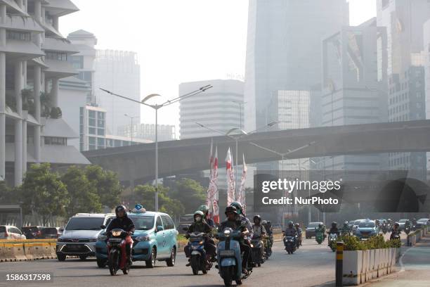 Smog shrouds Jakarta on 9 August 2023, which was ranked as the most polluted city in the world on several months in 2023. According to IQAir, the air...