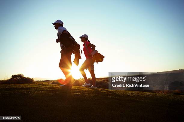 last hole - twilight golf stock pictures, royalty-free photos & images