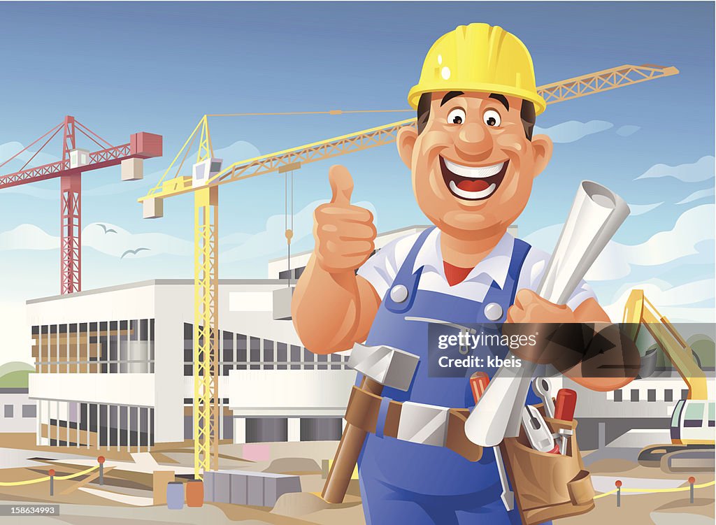 Construction Worker on Site