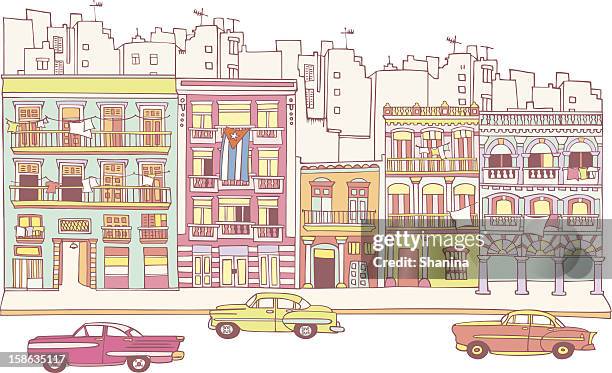 la havana, cuba - havana vector stock illustrations