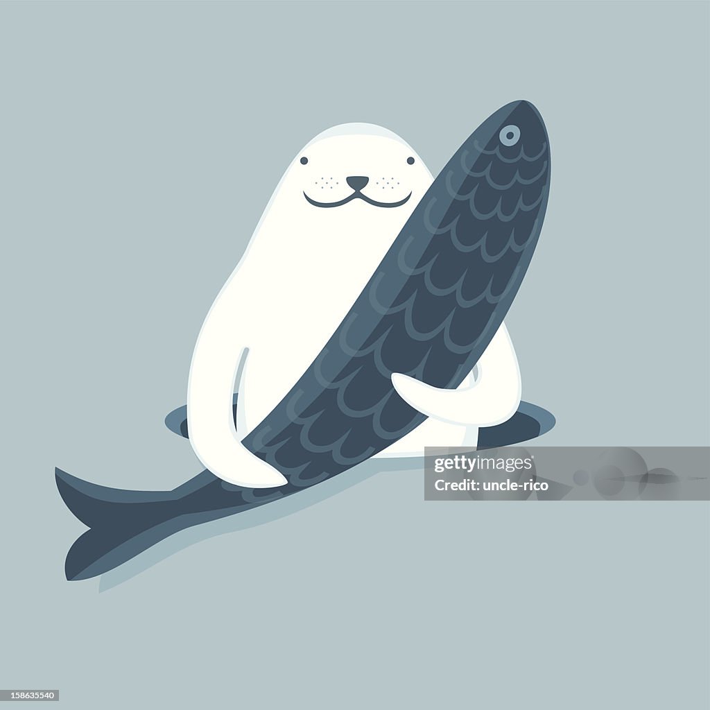 Seal that keeps the fish character