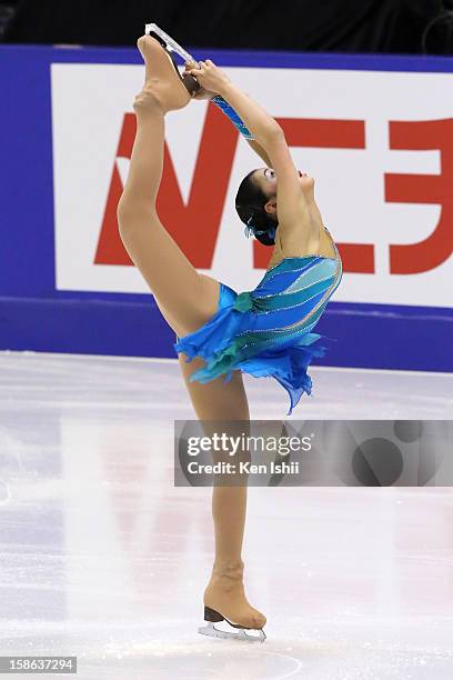 Kanako Murakami competes in the Women's Short Program during day two of the 81st Japan Figure Skating Championships at Makomanai Sekisui Heim Ice...