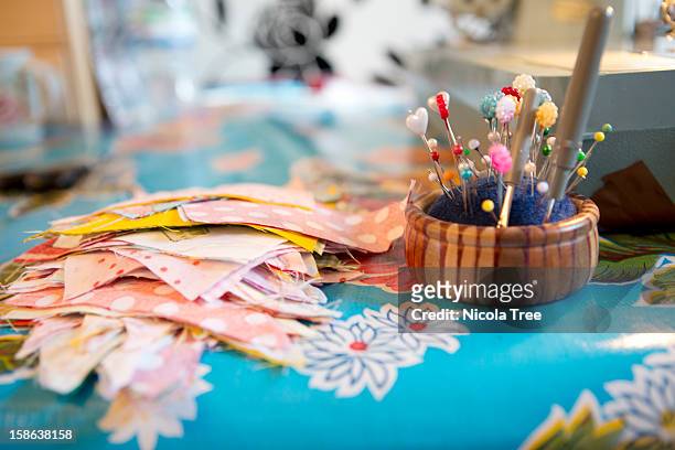 material by a sewing machine - stitch stock pictures, royalty-free photos & images