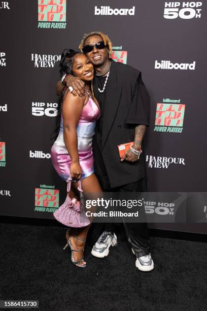 Reginae Carter and Lil Wayne at Billboard R&B Hip-Hop Live held at The Novo on August 8, 2023 in Los Angeles, California.