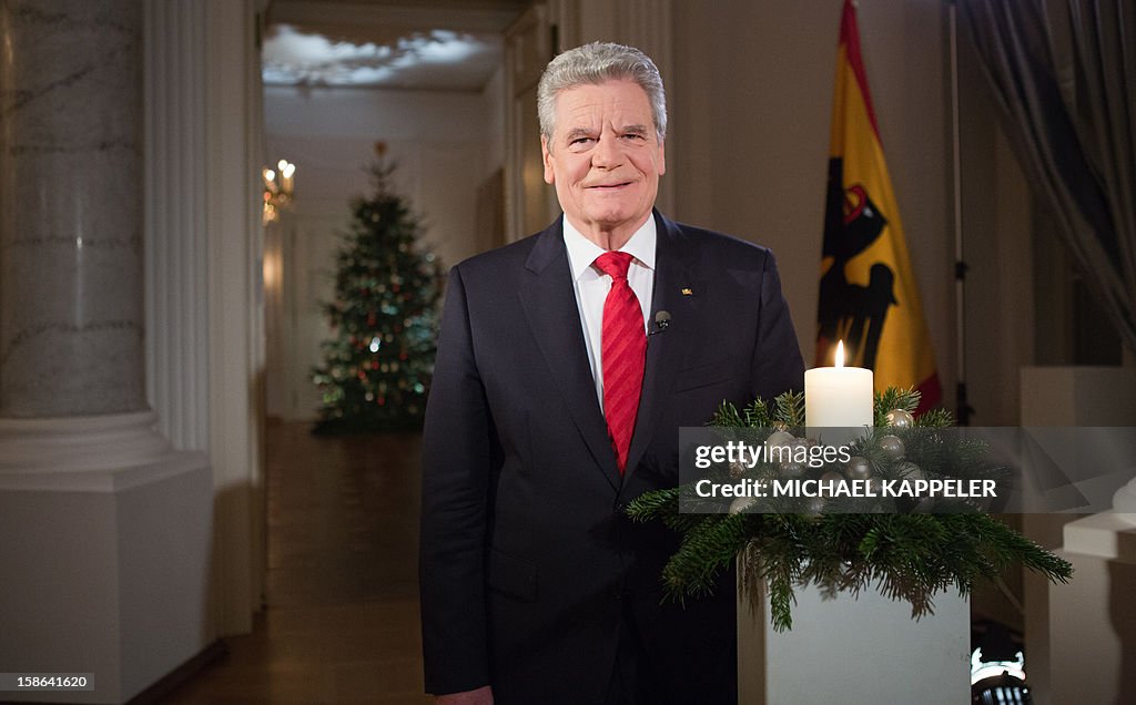 GERMANY-CHRISTMAS-PRESIDENT-GAUCK