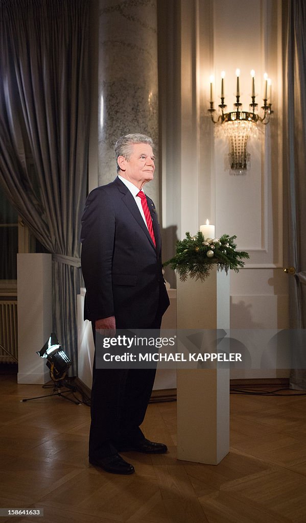 GERMANY-CHRISTMAS-PRESIDENT-GAUCK