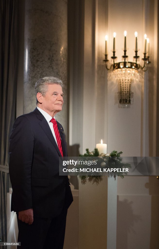 GERMANY-CHRISTMAS-PRESIDENT-GAUCK