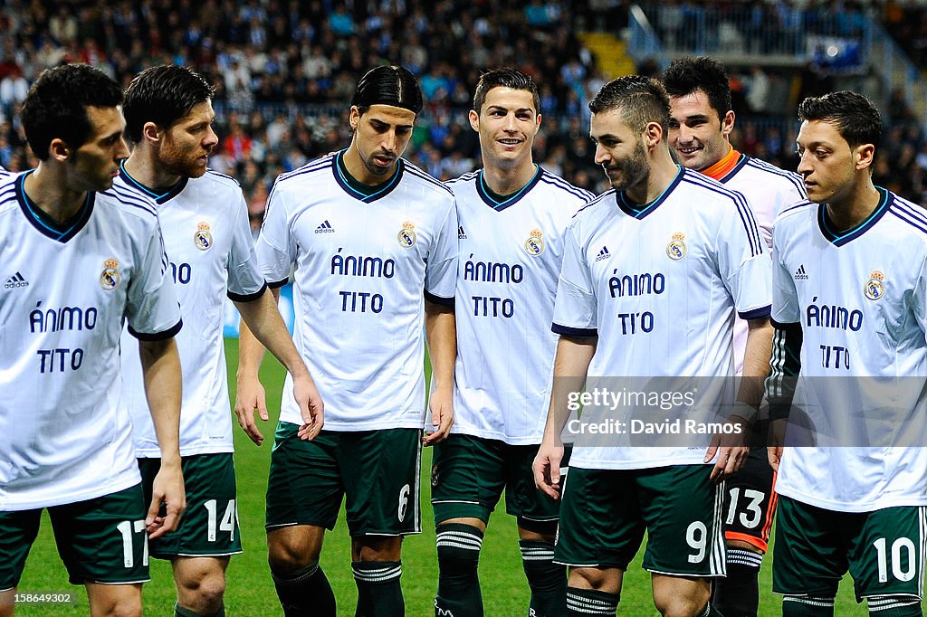 Real Madrid CF Players Wear A Jersey In Support To Head Coach Tito real-madrid-cf-players-wear-a-jersey-in-support-to-head-coach-tito