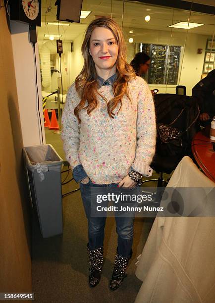 Chef Nadia G attends Nadia G And ASAP Rocky Invade The Whoolywood Shuffle at SiriusXM Studios on December 14, 2012 in New York City.