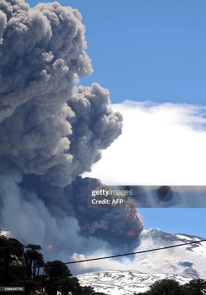 ARGENTINA-CHILE-COPAHUE-VOLCANO