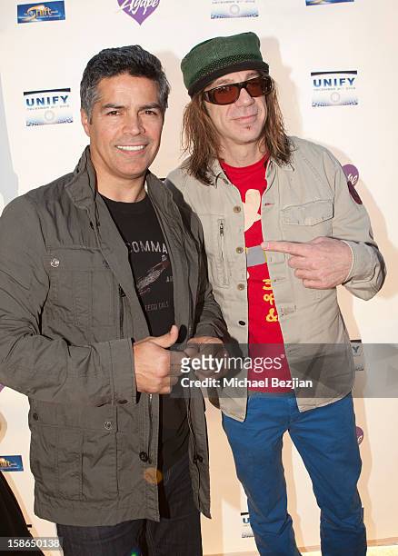 Esai Morales and Ted Silbert attend Birth 2012 LA Gala at Agape International Spiritual Center on December 22, 2012 in Los Angeles, California.
