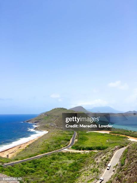 sir timothy hill in st kitts - saint kitts and nevis stock pictures, royalty-free photos & images