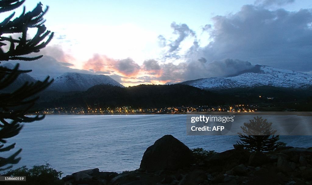 ARGENTINA-CHILE-COPAHUE-VOLCANO