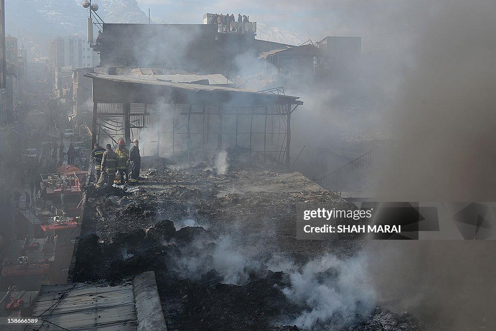 AFGHANISTAN-ACCIDENT-FIRE