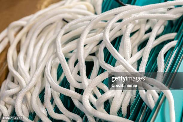 Nylon rope: the rope used for packaging bags. 이미지 (1586713300) - 게티이미지뱅크