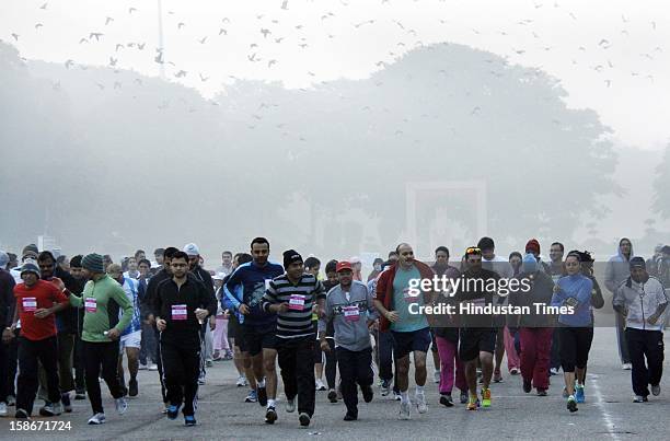 Nearly 200 running enthusiasts got together on a chilly Sunday morning at Leisure Valley Grounds to participate in the Hemera Gurgaon Winter Marathon...