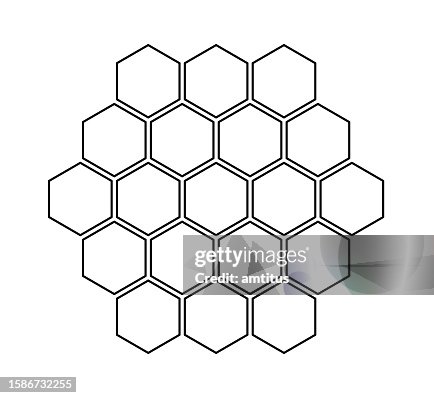 Hexagon solid bond Hexagon solid bond