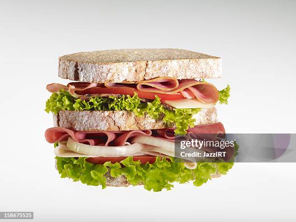 great fresh sandwiches - big sandwich stock pictures, royalty-free photos & images