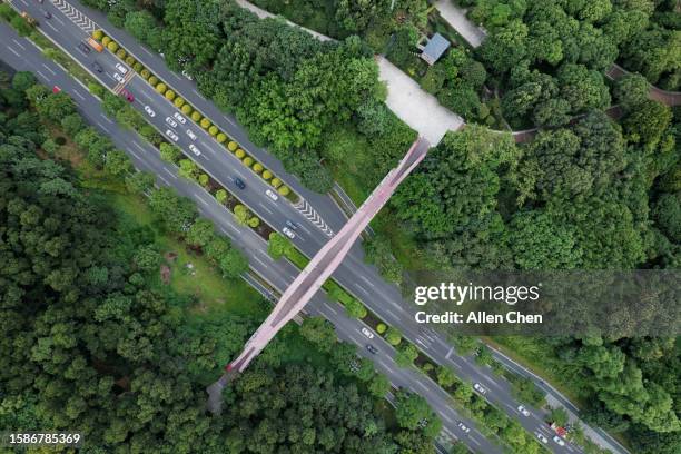 highways and greenways in the mountains and forests - glen allen stock pictures, royalty-free photos & images