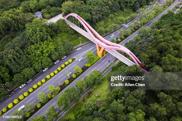 highways and greenways in the mountains and forests - glen allen stock pictures, royalty-free photos & images