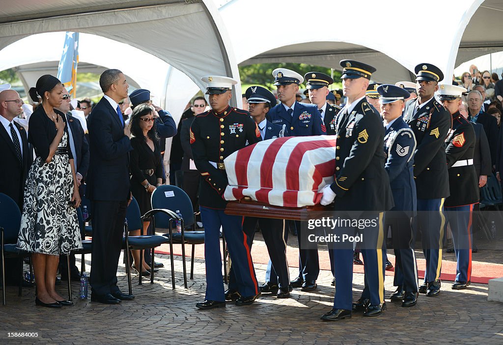President Obama Attends Funeral Service For Sen. Daniel Inouye In Hawaii
