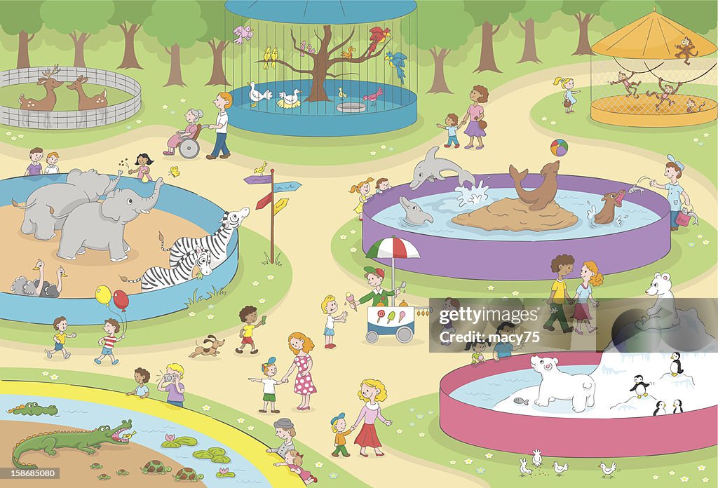 The Zoo kids scene