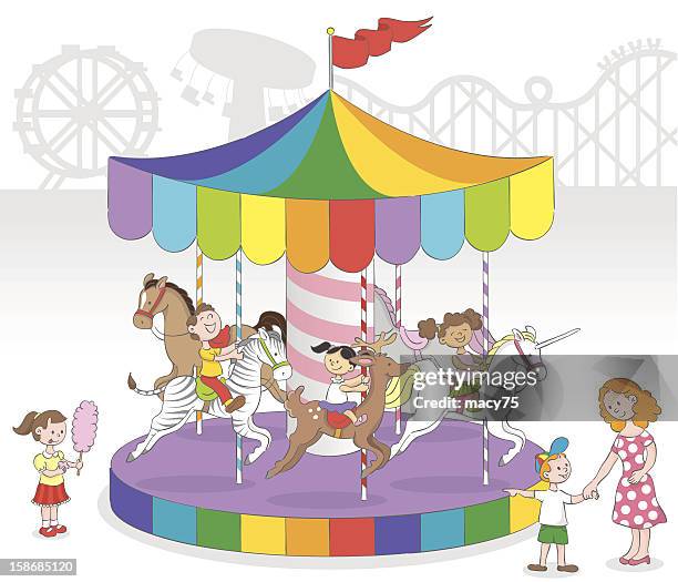 Carousel Rides Cartoon 183 Carousel Cartoon Stock Photos, High-Res Pictures, and Images ...