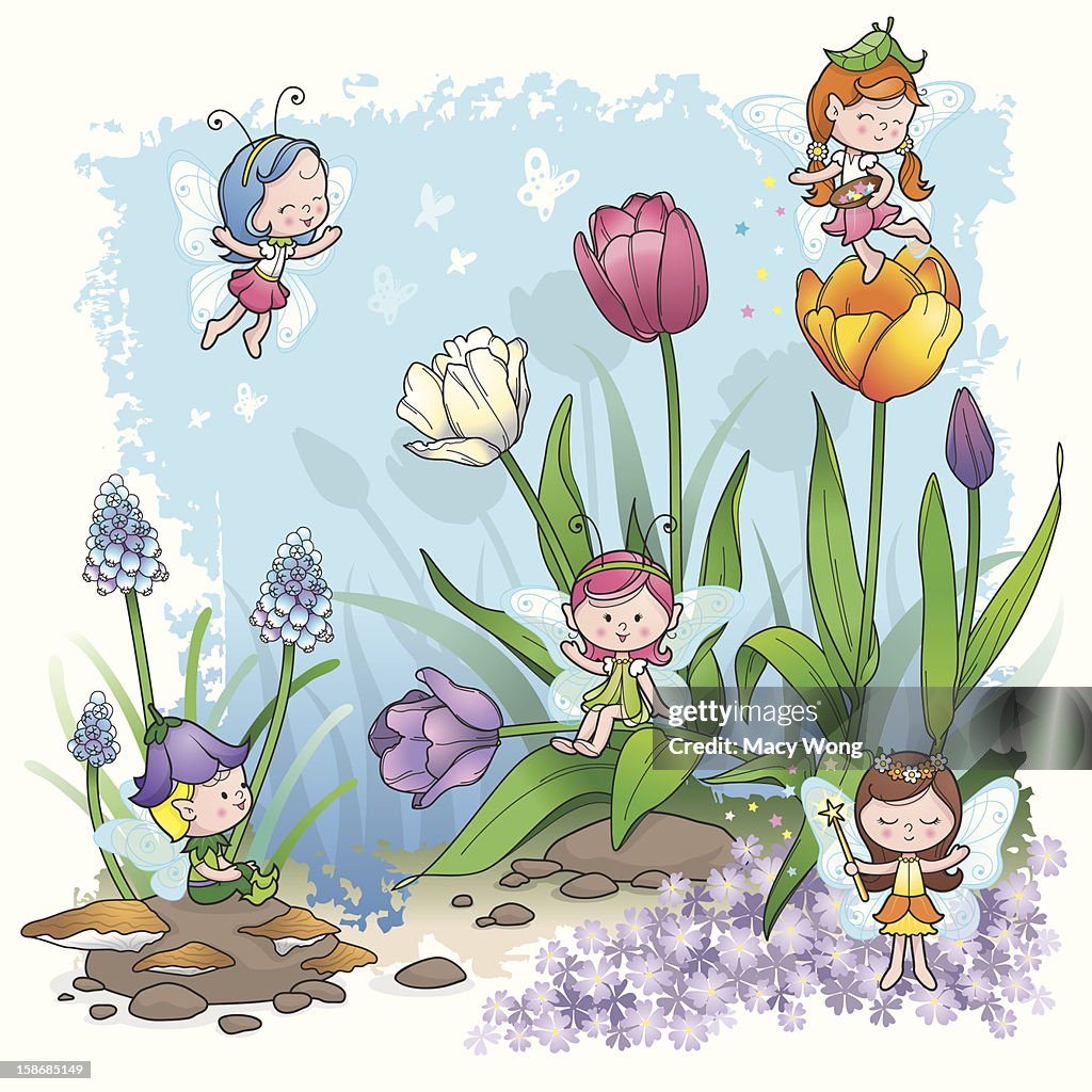 Fairy Tale spring pixie elf