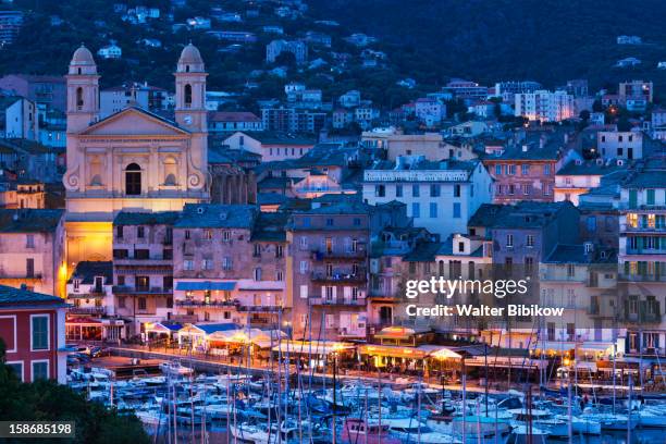 haute-corse department, le cap corse, bastia - bastia bildbanksfoton och bilder