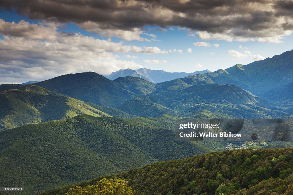 Prunelli di Fiumorbo, mountain landscape