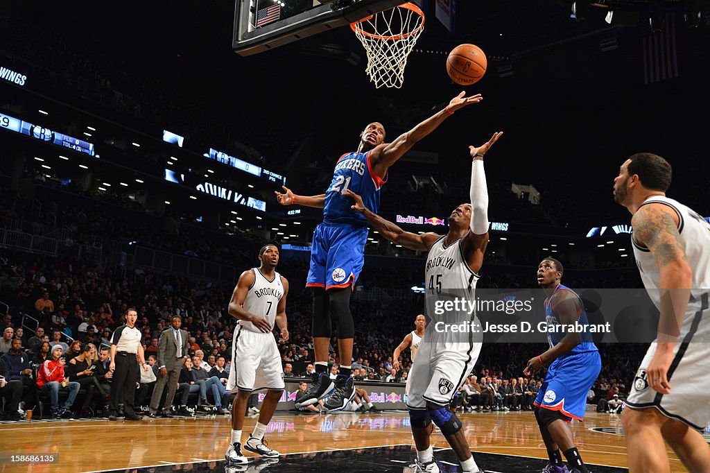 Philadelphia 76ers v Brooklyn Nets