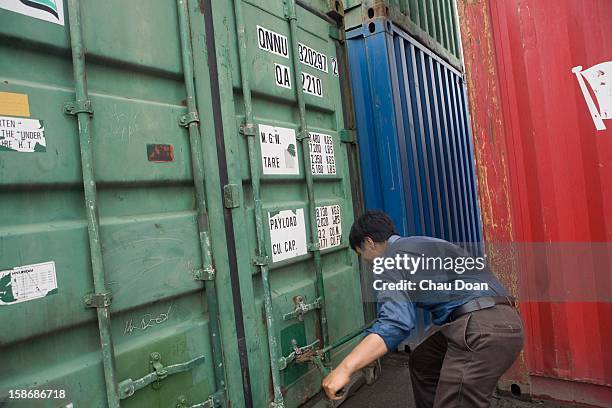Police Container Terminal 263 Vietnam International Container Terminal Stock Photos, High-Res ...