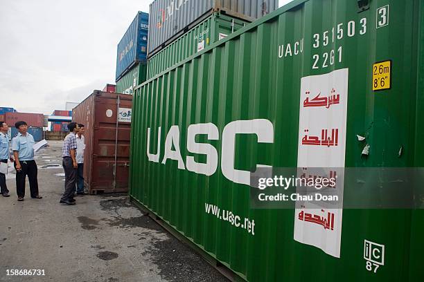 Police Container Terminal Vietnam International Container Terminal Photos and Premium High Res ...